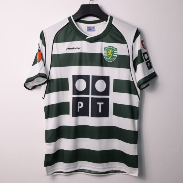 Retro 2001/03 Sporting Home Jersey C.RONALDO #28 - Image 2