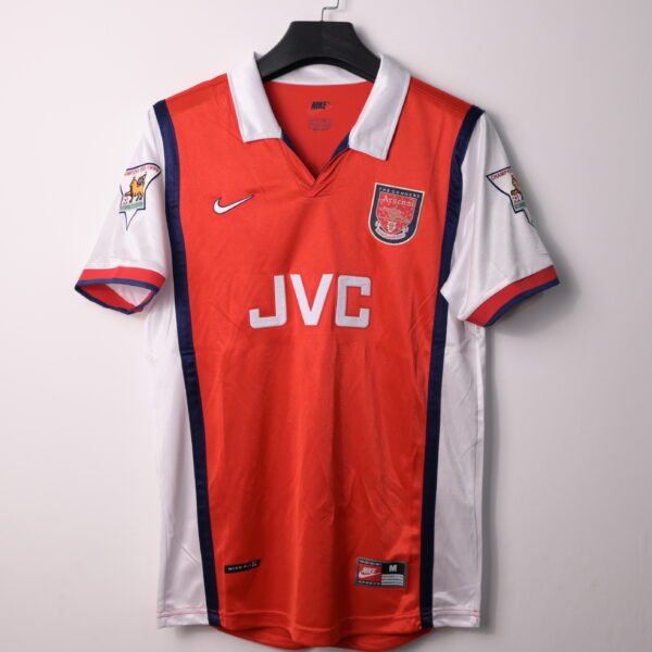 Retro 1998/99 Arsenal Home Jersey BERGKAMP #10 - Image 2