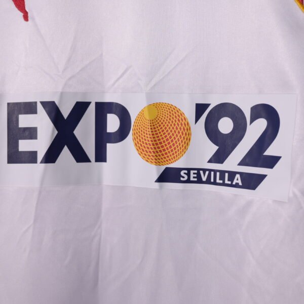 Retro 1991/92 Sevilla Home Jersey Adult - Image 7