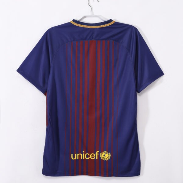 Barcelona 2017/18 Home Jersey Retro Kit - Image 2