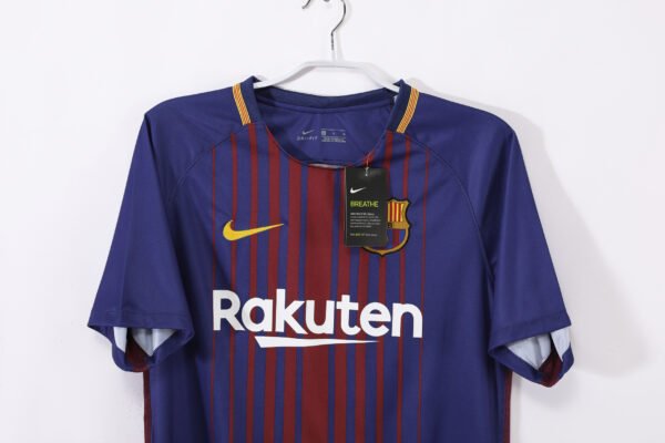 Barcelona 2017/18 Home Jersey Retro Kit - Image 3