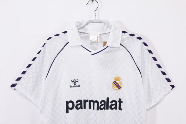 Real Madrid 1986/87 Home Jersey Retro Adult - Image 3