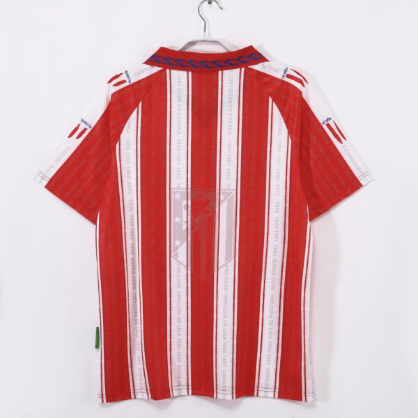 Atletico Madrid 1995/96 Home Jersey Retro Kit - Image 2