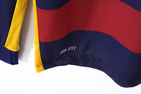 Retro 2015/16 Barcelona Home Jersey Long Sleeve - Image 7