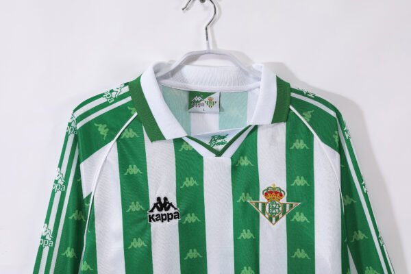 Retro 1995/97 Real Betis Home Jersey Long Sleeve - Image 3