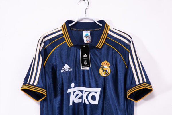 Retro 1998/00 Real Madrid Second Jersey Vintage Shirt - Image 3