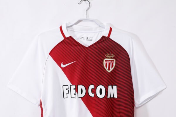 ASMonaco 2016/17 Home Retro Jersey Adult - Image 3