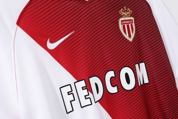 ASMonaco 2016/17 Home Retro Jersey Adult - Image 6
