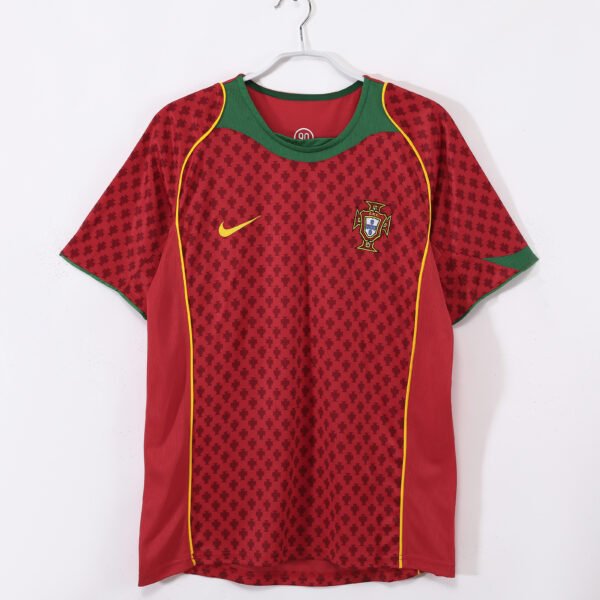 Retro 2004 Portugal Home Jersey Adult