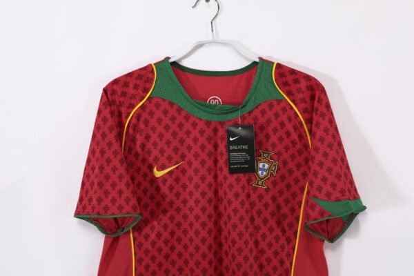 Retro 2004 Portugal Home Jersey Adult - Image 3
