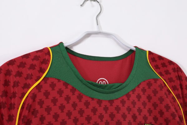 Retro 2004 Portugal Home Jersey Adult - Image 4