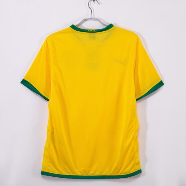 Retro Brazil 2006 Home Jersey Adult Vintage Shirt - Image 2