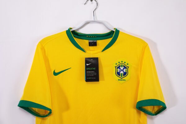Retro Brazil 2006 Home Jersey Adult Vintage Shirt - Image 3