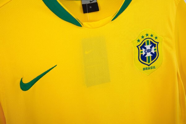 Retro Brazil 2006 Home Jersey Adult Vintage Shirt - Image 5