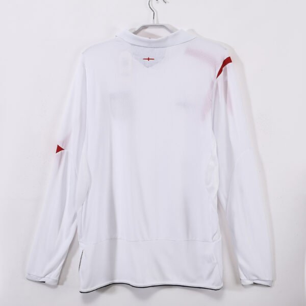 Retro 2006 England Home Jersey Adult Long Sleeve - Image 2