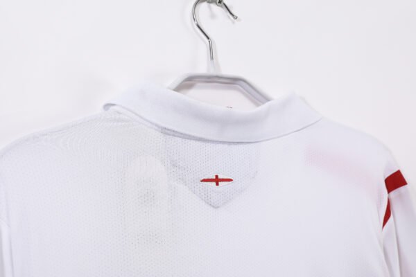 Retro 2006 England Home Jersey Adult Long Sleeve - Image 7