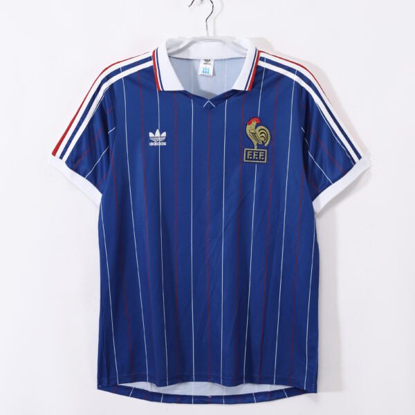 Retro France 1982 Home Jersey Adult Vintage Shirt