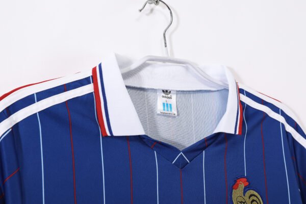 Retro France 1982 Home Jersey Adult Vintage Shirt - Image 4