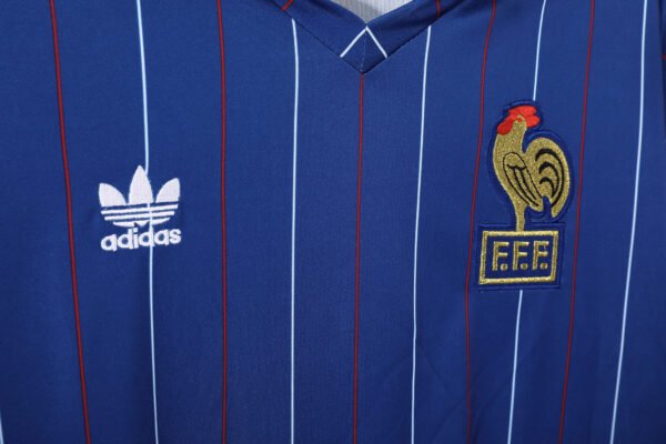 Retro France 1982 Home Jersey Adult Vintage Shirt - Image 6