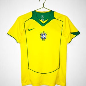 Retro Brazil 2004 Home Jersey